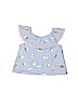 Little Lass Stripes Blue Short Sleeve Blouse 9-12 MO / 12 MO - photo 1