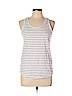 Ann Taylor LOFT 100% Cotton Purple Tank Top Size L (petite) - photo 1