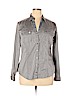 7th Avenue Design Studio New York & Company 100% Cotton Gray Long Sleeve Button-Down Shirt Size XL - photo 1