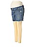 Liz Lange Maternity Blue Denim Shorts Size M - photo 1