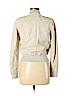 Rebecca Taylor 100% Leather Ivory Leather Jacket Size M - photo 2
