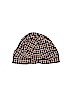 Lands' End 100% Polyester Checkered-gingham Tan Beanie Size Lg - XL - photo 1