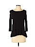 Ann Taylor LOFT 100% Polyester Black 3/4 Sleeve Blouse Size S - photo 1