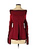 Moda International Red Pullover Sweater Size S - photo 1