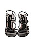 Max Studio 100% Leather Black Heels Size 8 1/2 - photo 2