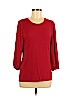 Anne Klein Red 3/4 Sleeve Top Size L - photo 1