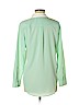 Apt. 9 100% Polyester Green Long Sleeve Blouse Size M - photo 2