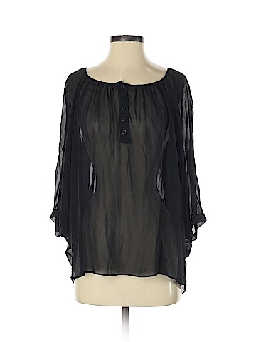 Lafayette 148 New York 3/4 Sleeve Silk Top (view 1)