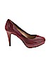 Joan & David Burgundy Heels Size 7 - photo 1