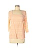 Lucky Brand Orange 3/4 Sleeve Top Size M - photo 1