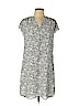 H&M 100% Polyester White Casual Dress Size 12 - photo 1