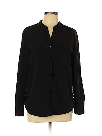 NY Collection Long Sleeve Blouse (view 1)