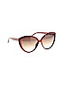 Linda Farrow Solid Burgundy Sunglasses One size - photo 1