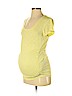 Motherhood Yellow Short Sleeve T-Shirt Size S - photo 1