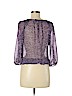 Banana Republic Factory Store 100% Polyester Purple 3/4 Sleeve Blouse Size M (petite) - photo 2
