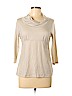 Banana Republic Tan 3/4 Sleeve Top Size L (petite) - photo 1