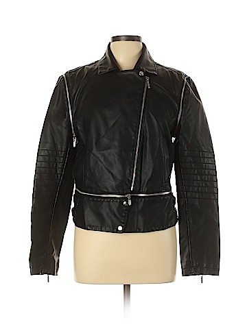 Halogen Faux Leather Jacket (view 1)
