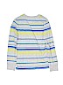 Cat & Jack 100% Cotton Stripes Gray Long Sleeve T-Shirt Size 8 - 10 - photo 2