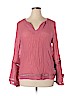 Harve Benard Pink Long Sleeve Blouse Size XL - photo 1
