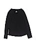 Justice 100% Cotton Black Long Sleeve T-Shirt Size 7 - photo 1