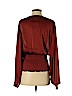 Leyden 100% Polyester Brown Long Sleeve Blouse Size M - photo 2