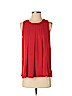 Fun2Fun 100% Polyester Red Sleeveless Blouse Size S - photo 1