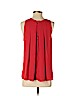 Fun2Fun 100% Polyester Red Sleeveless Blouse Size S - photo 2