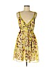 Milly 100% Silk Yellow Casual Dress Size 8 - photo 1