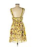 Milly 100% Silk Yellow Casual Dress Size 8 - photo 2