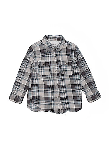 CALVIN KLEIN JEANS Long Sleeve Button-Down Shirt (view 1)