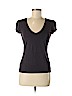 Tahari Gray Short Sleeve T-Shirt Size M - photo 1