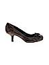 Max Studio 100% Leather Brown Heels Size 8 - photo 1