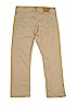 Levi's 100% Cotton Solid Tan Jeans Size 8 - photo 2