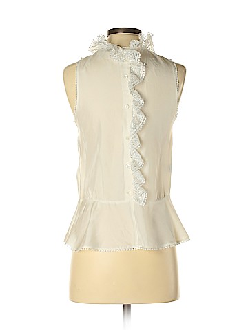 10 Crosby Derek Lam Sleeveless Silk Top (view 2)