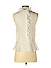 10 Crosby Derek Lam 100% Silk Ivory Sleeveless Silk Top Size 2 - photo 2