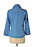Talbots Blue 3/4 Sleeve Button-Down Shirt Size L (petite) - photo 2