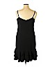 Yansi Fugel 100% Microfiber Polyester Black Cocktail Dress Size 14 - photo 2