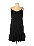 Yansi Fugel 100% Microfiber Polyester Black Cocktail Dress Size 14 - photo 1