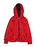 Nike 100% Polyester Red Zip Up Hoodie Size S (youth) - photo 1