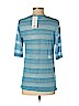 Japanese Weekend Blue 3/4 Sleeve Top Size S - photo 2