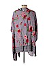 Angie 100% Rayon Gray Kimono Size L - photo 2