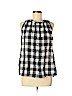 Ann Taylor LOFT 100% Cotton Black Sleeveless Blouse Size M - photo 1
