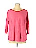 Eileen Fisher 100% Linen Pink Pullover Sweater Size 1X - photo 1
