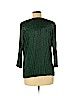 3.1 Phillip Lim 100% Silk Green 3/4 Sleeve Silk Top Size 6 - photo 2