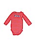 Carter's 100% Cotton Red Long Sleeve Onesie 3-6 MO / 6 MO - photo 1