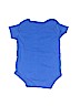 Healthknit 100% Cotton Blue Short Sleeve Onesie 3-6 MO / 6 MO - photo 2