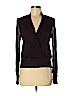 MICHAEL Michael Kors 100% Nylon Burgundy Long Sleeve Blouse Size M - photo 1