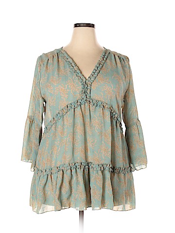 Suzanne Betro 3/4 Sleeve Blouse (view 1)