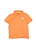 Reebok 100% Polyester Orange Short Sleeve Polo Size 5 - 6 - photo 1