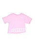 Puma Graphic Pink Short Sleeve T-Shirt Size 8 - 10 - photo 1